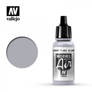 Vallejo Model Air 17ml Aluminum (Metallic) 71062